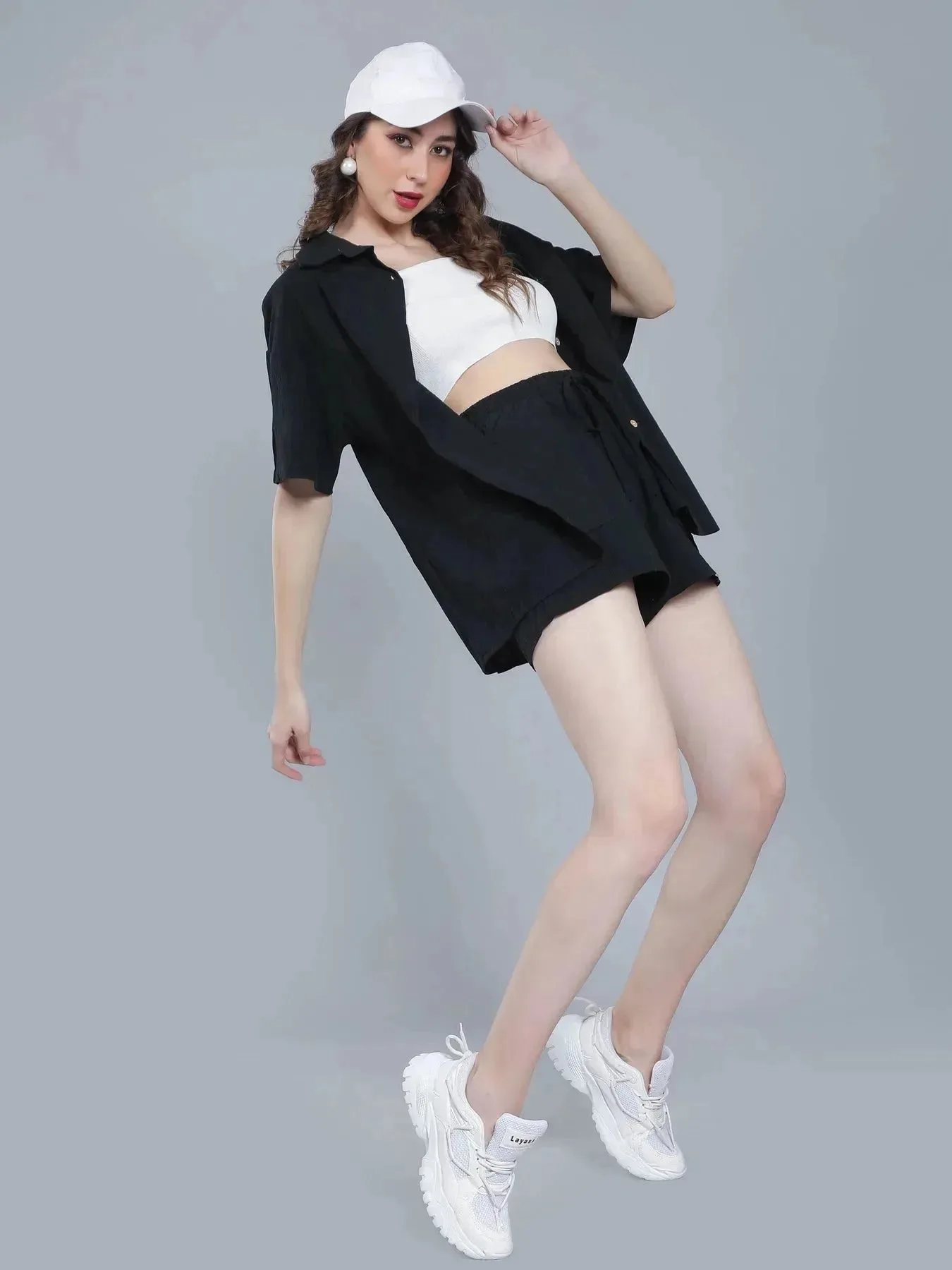 Shirt Shorts Two-Piece Casual Set - Image 20