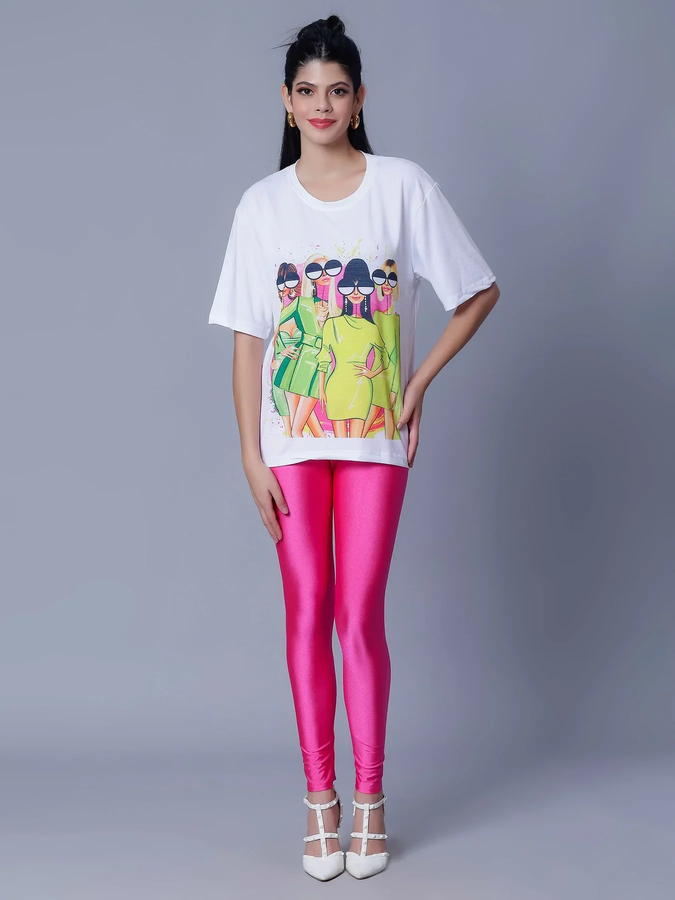 Skinny Fit Shiny Leggings - Image 14