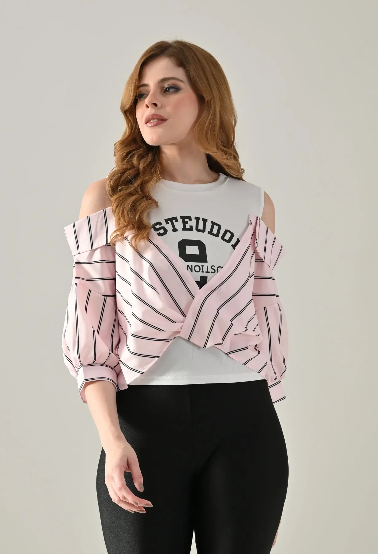 Striped Fusion Tee - Image 17