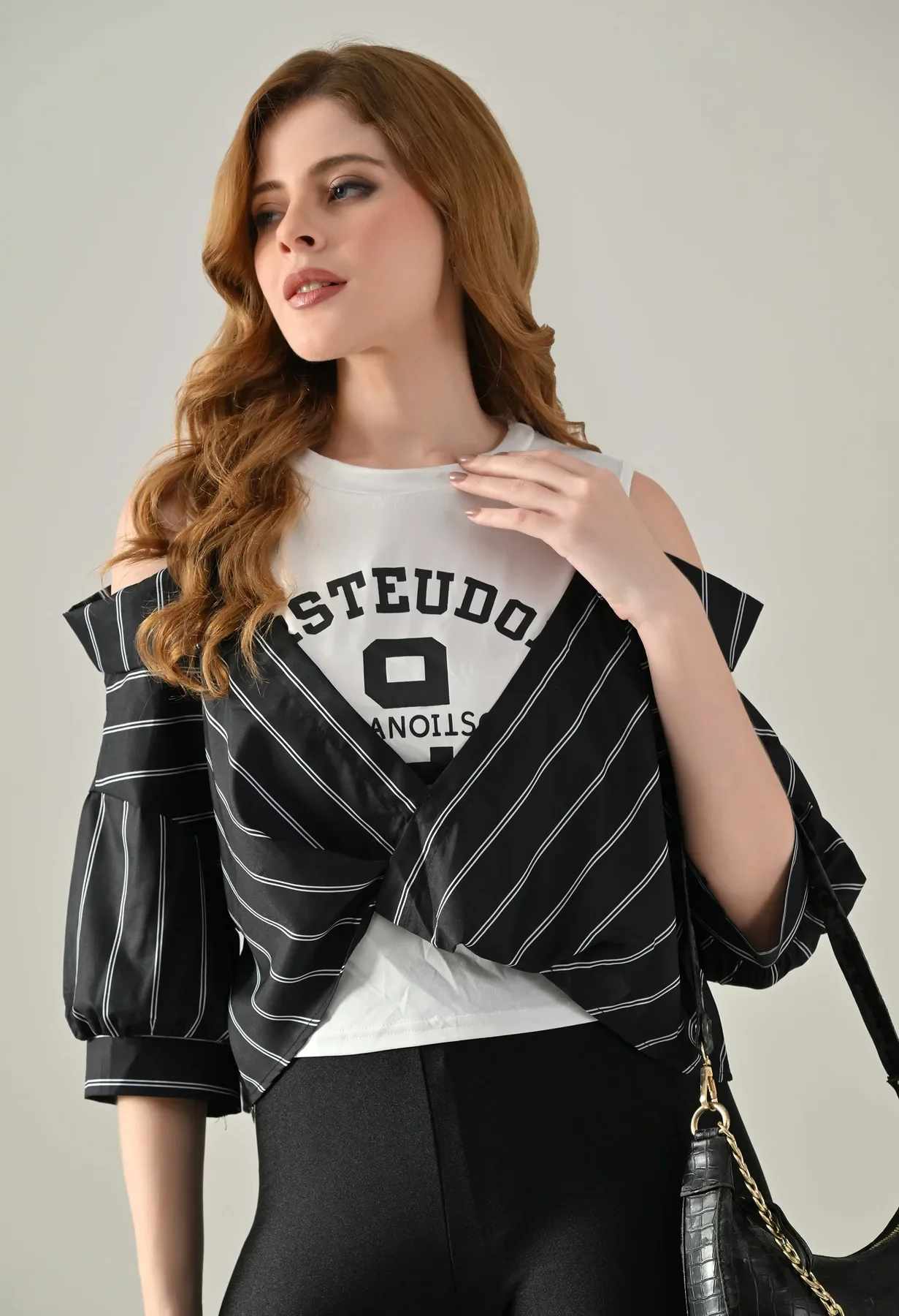 Striped Fusion Tee - Image 23