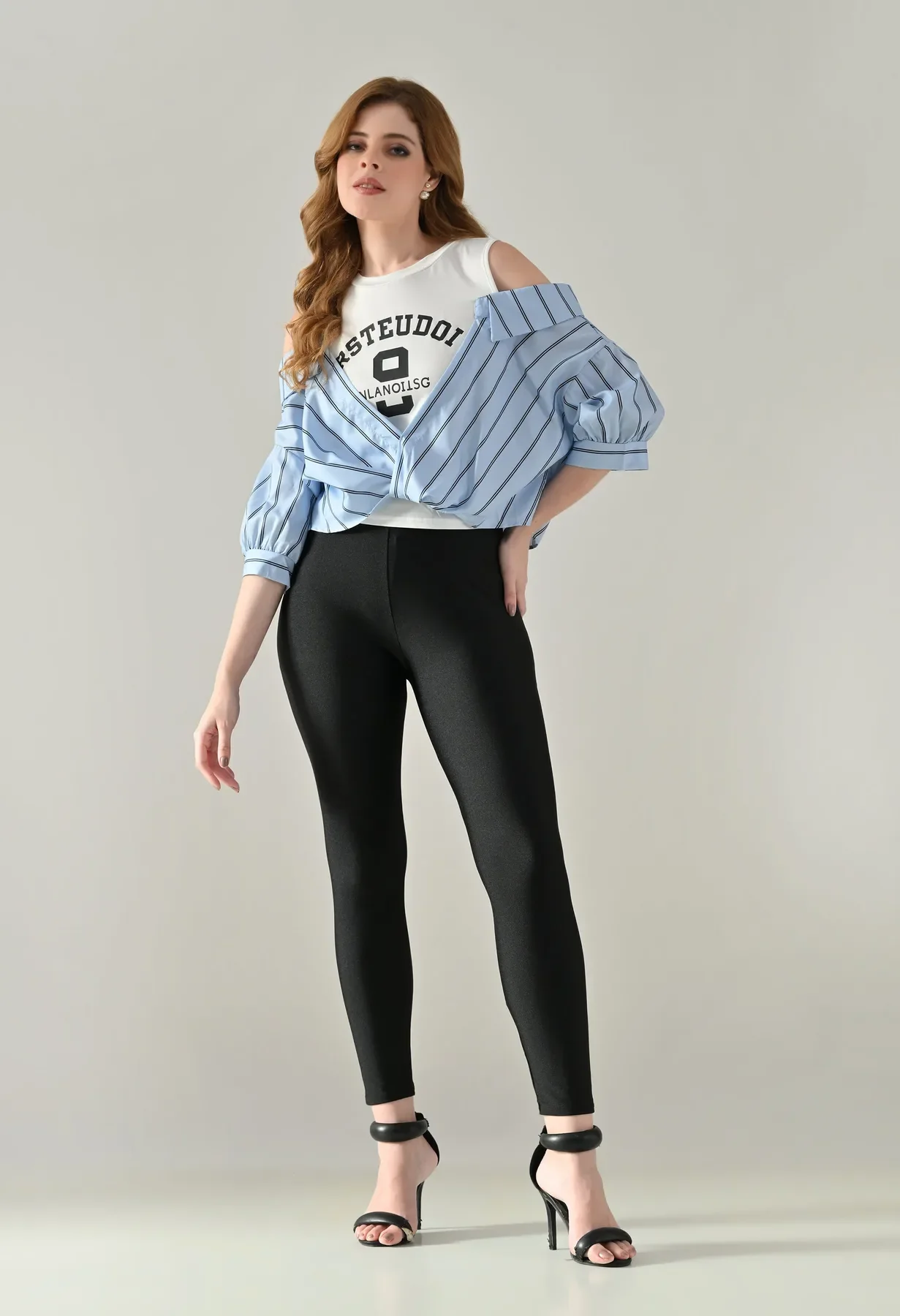 Striped Fusion Tee - Image 6