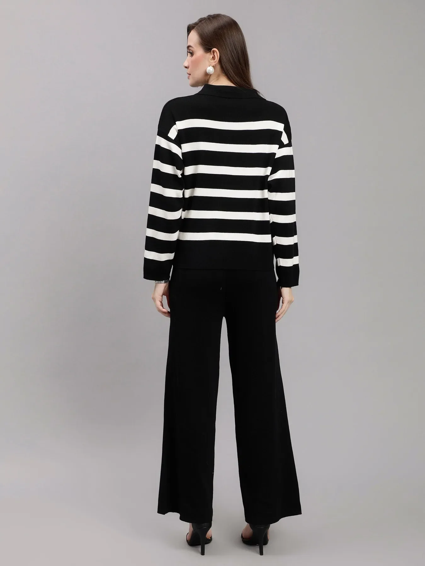 Striped Knitted Two Piece Set - Image 10