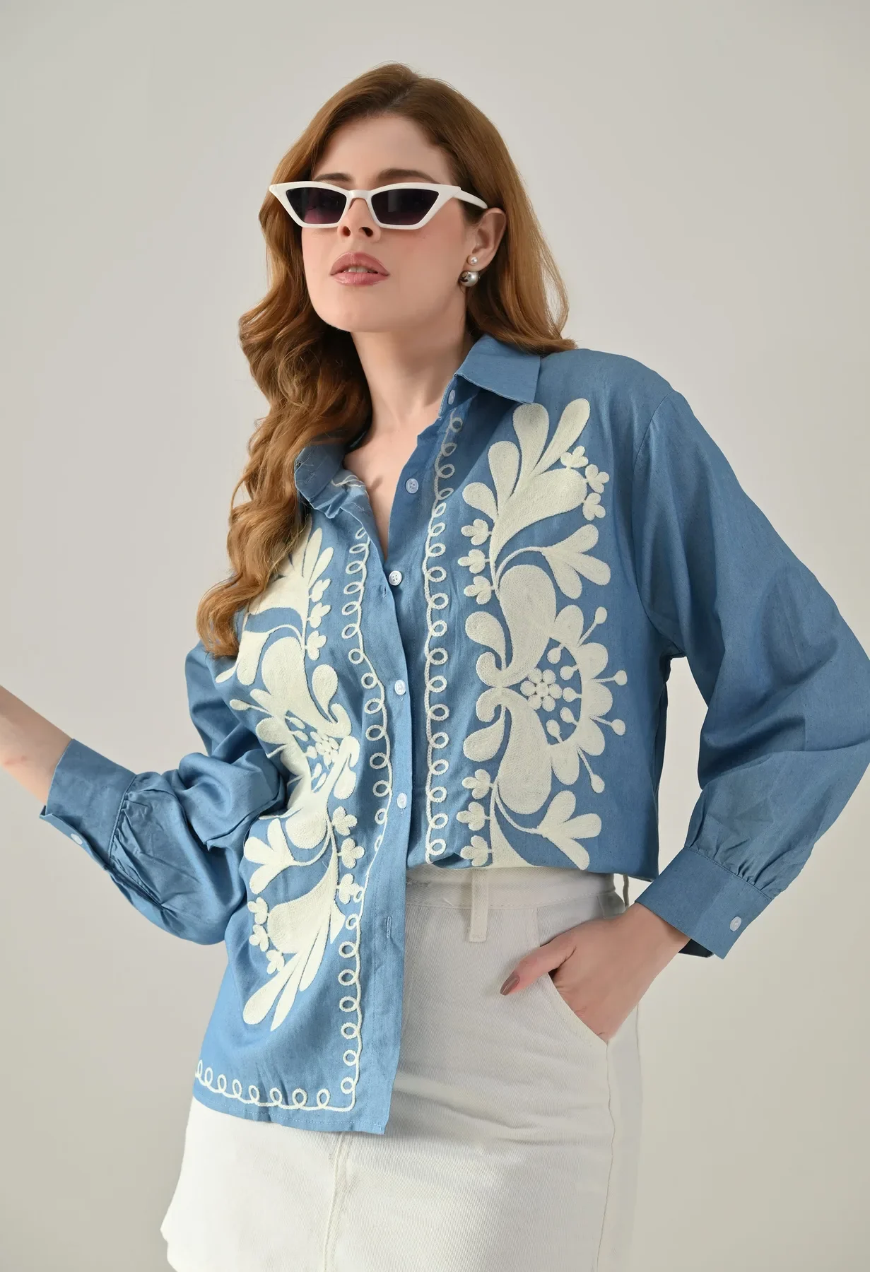 Threadwork Embroidered Shirt - Image 3