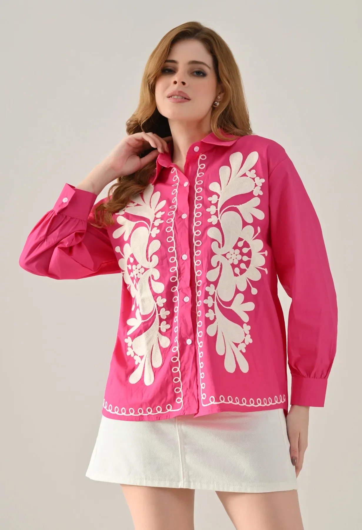 Threadwork Embroidered Shirt - Image 6