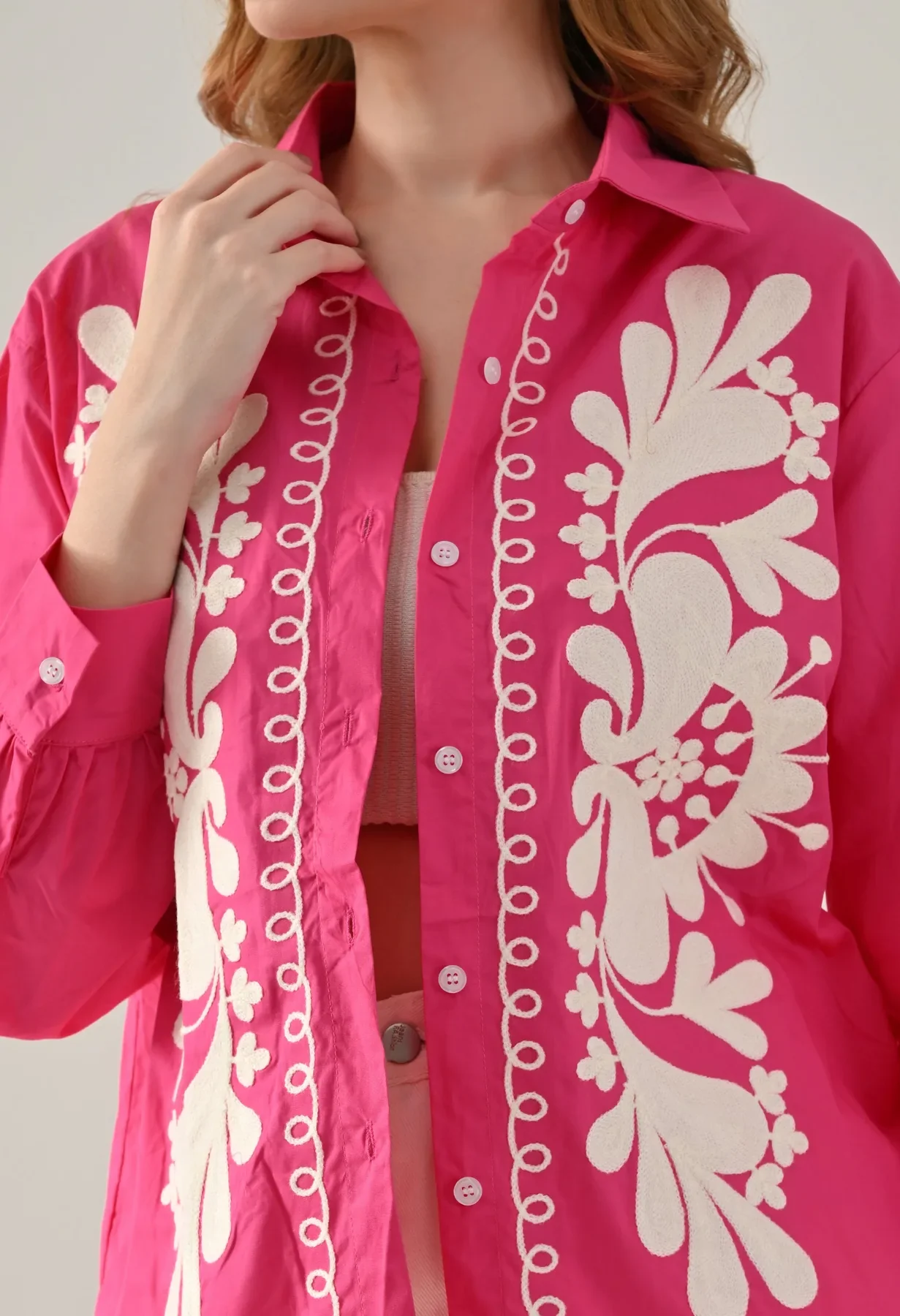 Threadwork Embroidered Shirt - Image 8