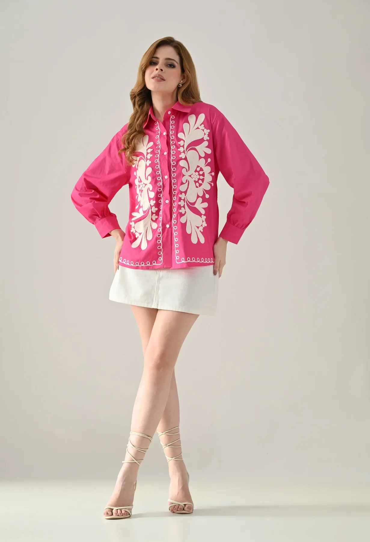Threadwork Embroidered Shirt - Image 9