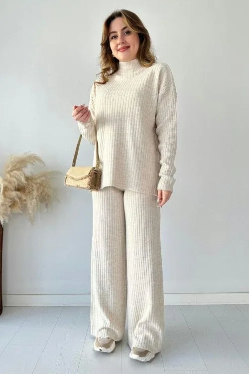 Warm Knitted Two Piece Set - Image 5