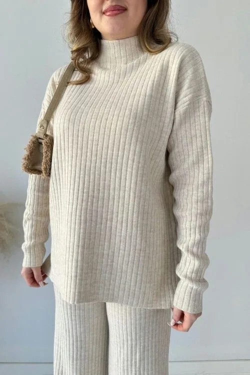 Warm Knitted Two Piece Set - Image 6